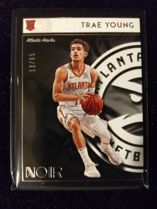 2018 - 19 Noir Trae Young (1) Association & (1) Icon Edition RC - both /85  2