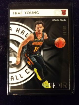 2018 - 19 Noir Trae Young (1) Association & (1) Icon Edition RC - both /85  3