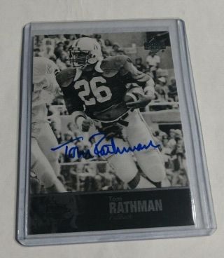 R4954 - Tom Rathman - 2011 Ud College Legends - Autograph - Nebraska -