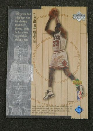 1998 Ud Hardcourt Jordan Holding Court Silver Michael Jordan / Van Horn D 02/23