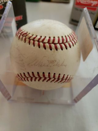 Los Angeles Dodgers 1969 Team Signed Official National League Warren Giles Ball