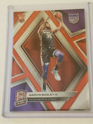 2018 - 19 Panini Spectra Marvin Bagley Iii Red Prizm Rookie 