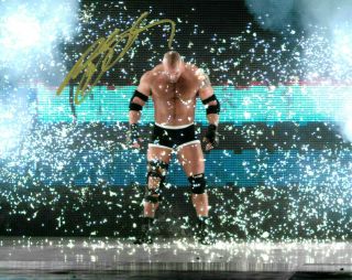 Wwe Bill Goldberg Hand Signed Autographed 8x10 Wrestling Photo With 13