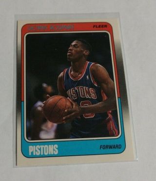 R8042 - Dennis Rodman - 1988/89 Fleer - Rookie Card - 43 - Bulls - Pistons -