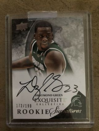 2012 - 13 Exquisite Draymond Green Rookie Rc Auto Autograph /199 Warriors Dpoy