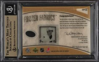 2005 Upper Deck Ice Frozen Sidney Crosby ROOKIE RC PATCH /50 BGS 9.  5 GEM (PWCC) 2