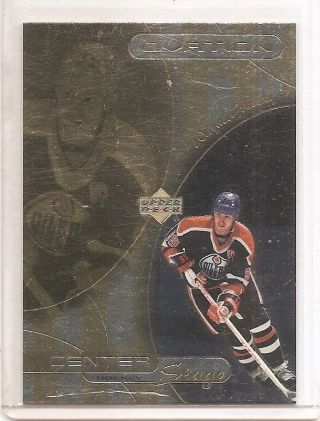 Wayne Gretzky 1999 - 00 Upper Deck Ovation Cs12 Center Stage Hockey Card
