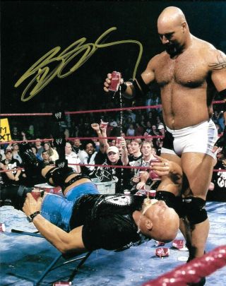 Wwe Bill Goldberg Hand Signed Autographed 8x10 Wrestling Photo With 3