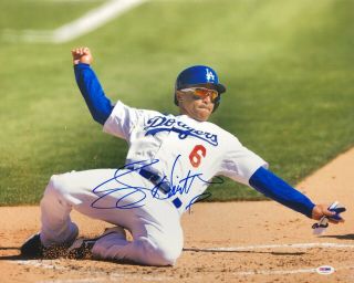 Jerry Hairston Jr.  Signed Los Angeles Dodgers Baseball 16x20 Photo Psa U49935