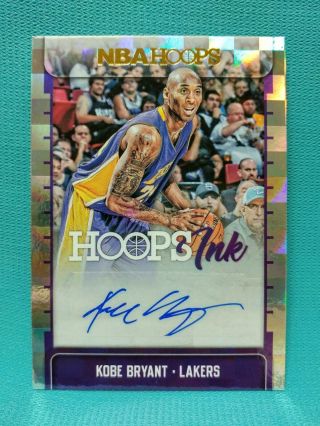 2017 - 18 Nba Hoops Ink Kobe Bryant Auto Autograph La Lakers Legend Z1