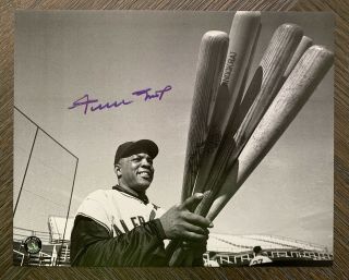 Willie Mays Signed 8x10 Photo Autographed Say Hey 100 Authentic