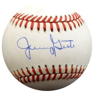 Jerry Grote Autographed Signed Official Nl Baseball 1969 Mets Beckett F26813