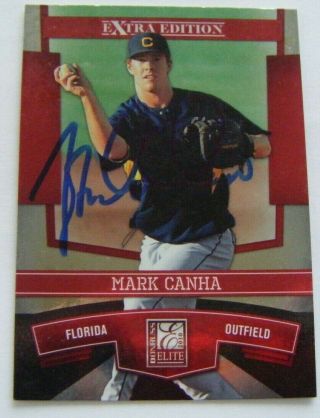 Mark Canha Signed A 