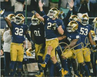 Drue Tranquill Notre Dame Irish Signed 8x10 Photo Chargers G