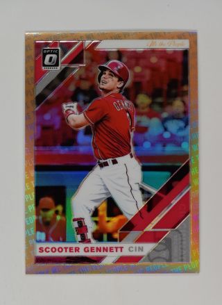 2019 Donruss Optic We The People 137 Scooter Gennett /76
