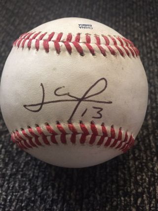 Lourdes Gurriel Jr Toronto Blue Jays Signed Autograph Game Milb Baseball