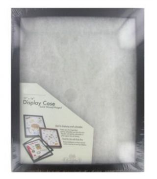 Black 11 X 14 Shallow Front - Load Display Case Shadow Box Collectible Case