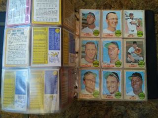Baseball Card Album Full Of Doubles And TRIPLES Of MANY Cards 1968 - 69 3