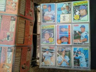 Baseball Card Album Full Of Doubles And TRIPLES Of MANY Cards 1968 - 69 7