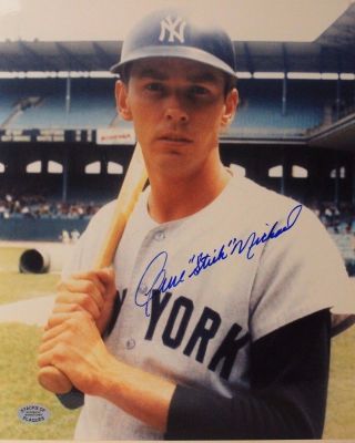 Gene Stick Michael D.  17 York Yankees Autographed Signed 8x10 Photo 16k