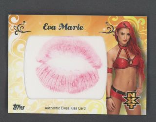 2016 Topps Wwe Nxt Wrestling Eva Marie Kiss Card 66/99