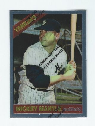 1996 Topps Mantle Finest 16 Mickey Mantle 