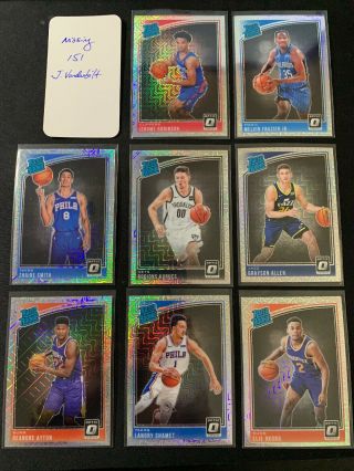 2018 - 19 OPTIC CHOICE ROOKIE SET Luka Doncic Trae Young Shai RC MOJO SP missing 2 2