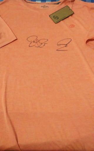 Roger Federer And Rafael Nadal Jersey Shirt Signed Authentic Autographed