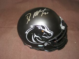Nfl,  Boise State Star Raiders Doug Martin Autographed Mini Helmet Jsa
