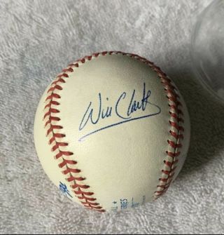 Official 89 World Series Baseball Signed/autographed By Will Clark