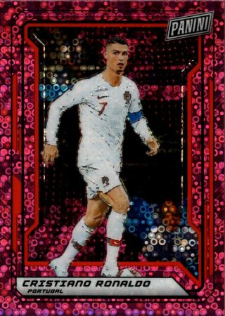 Cristiano Ronaldo 2019 Panini National Vip Gold Pack Pink Disco Prizm 3/50