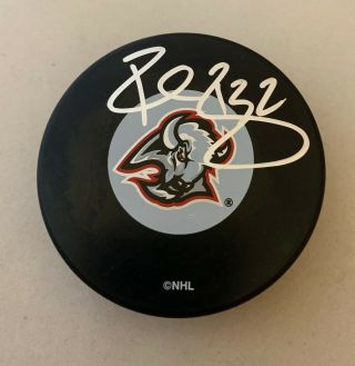 Rob Ray Signed Buffalo Sabres Puck Autographed