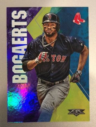 2019 Topps Fire Xander Bogaerts Red Sox Purple Foil Parallel 56/99