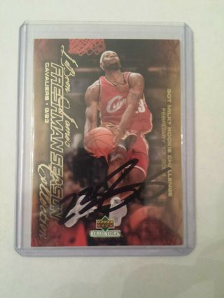 Lebron James Autographed Rookie Card 2004 Comes With 