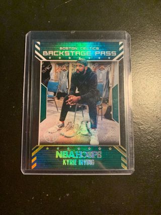 2018 - 19 Nba Hoops Kyrie Irving Artist Proof Backstage Pass Parallel /10