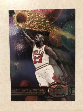1997 - 98 Skybox Metal Universe Michael Jordan 23 Card Near