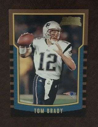 2000 Bowman 236 Tom Brady Rc Rookie Card.  Well Centered Card.