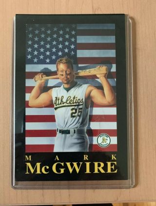 1992 Barry Cola Postcard,  Mark Mcgwire,  Not Graded