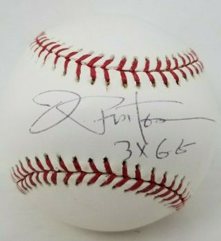 Joe Pepitone Signed Mlb Rawlings Baseball Yankees 3x Gg Insc Autograph Tristar