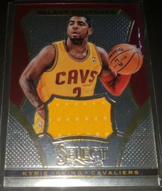 Kyrie Irving 2013 - 14 Panini Select Swatches Game Insert Card