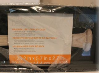 Baseball Bat Display Case Or Any Displayed Items (dimension 39.  2 X 5.  7 X 2.  7)