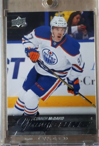 2015 - 16 Upper Deck - Connor Mcdavid Young Guns Rookie,  Pack Fresh Sp Rc Oilers