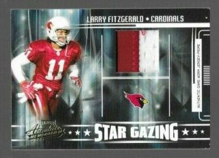 Larry Fitzgerald 2005 Absolute Star Gazing 2 Color Gu Patch /150 Cardinals Great