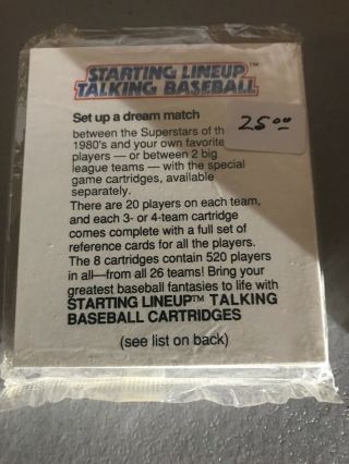 1988 Starting Lineup Talking Baseball Set - 40 Card All Star Complete Set Rare