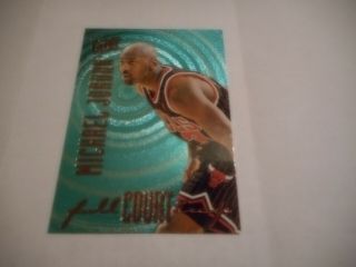 Michael Jordan 1996 - 97 Fleer Ultra Full Court Trap 1 Chicago Bulls Tar Heels