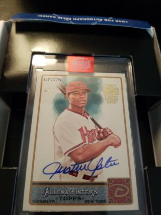2019 Topps Archive Signature Series Justin Upton 1/1