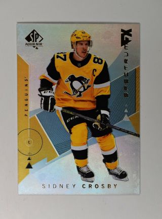 2018 - 19 Ud Sp Authentic Spectrum Fx Base S - 30 Sidney Crosby