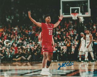 Jarrett Culver Texas Tech Red Raiders Basketball Signed 8x10 Photo B