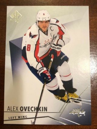 2015 - 16 Sp Authentic Hockey Base Set 1 - 100 Ovechkin Stamkos Crosby Tavares,