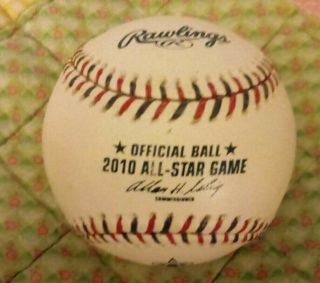 Justin Morneau Signed Autograph 2010 MLB All Star Game Logo Baseball 4